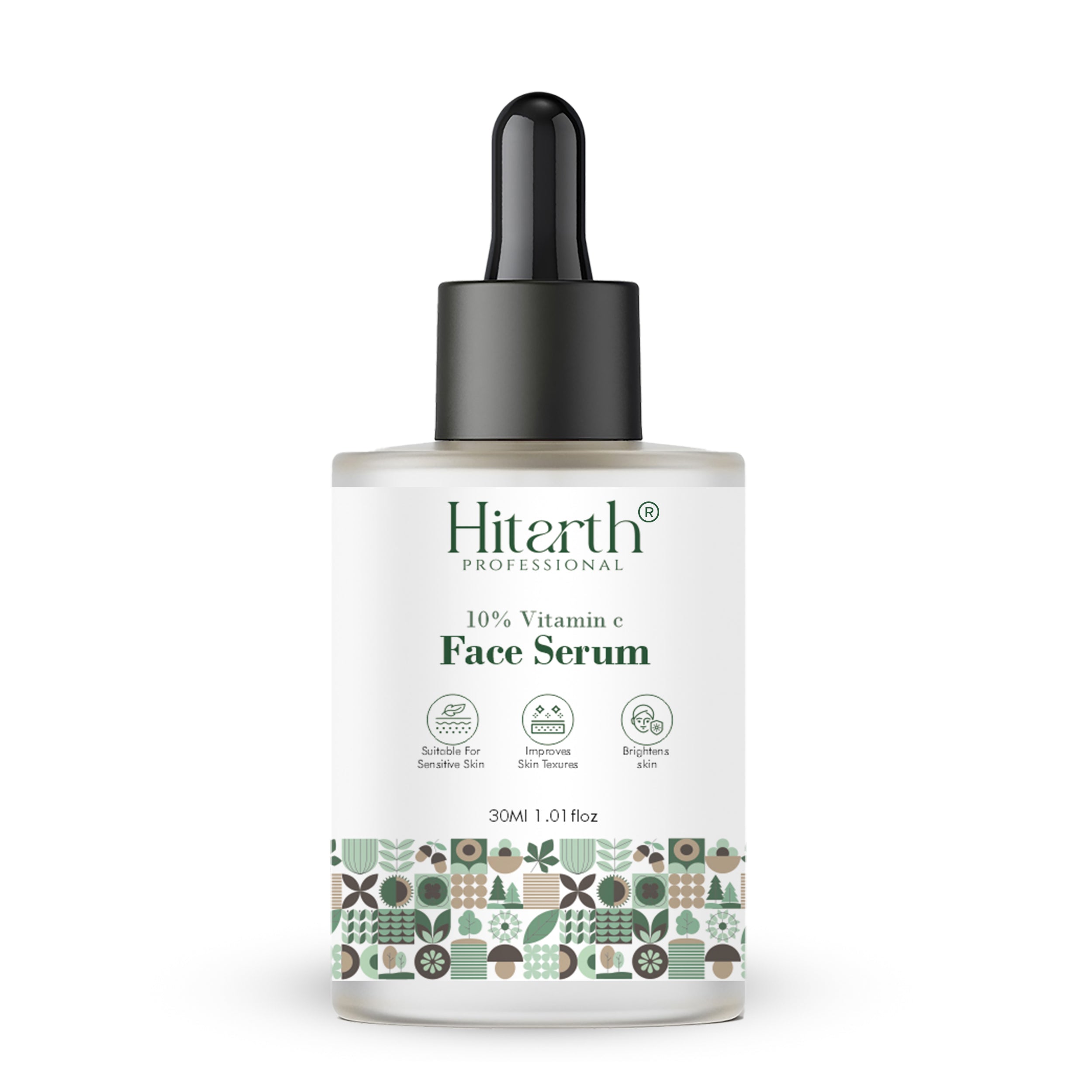 Hitarth Professional 10% Vitamin C  Face serum Contains Vitamin c, Aloevera & Hyaluronic Acid | Fades Dark Spots | Reduces Pigmentation | Boosts Collagen | Brightens skins | Suitable for All Skin Types | For Women & Men  30ML