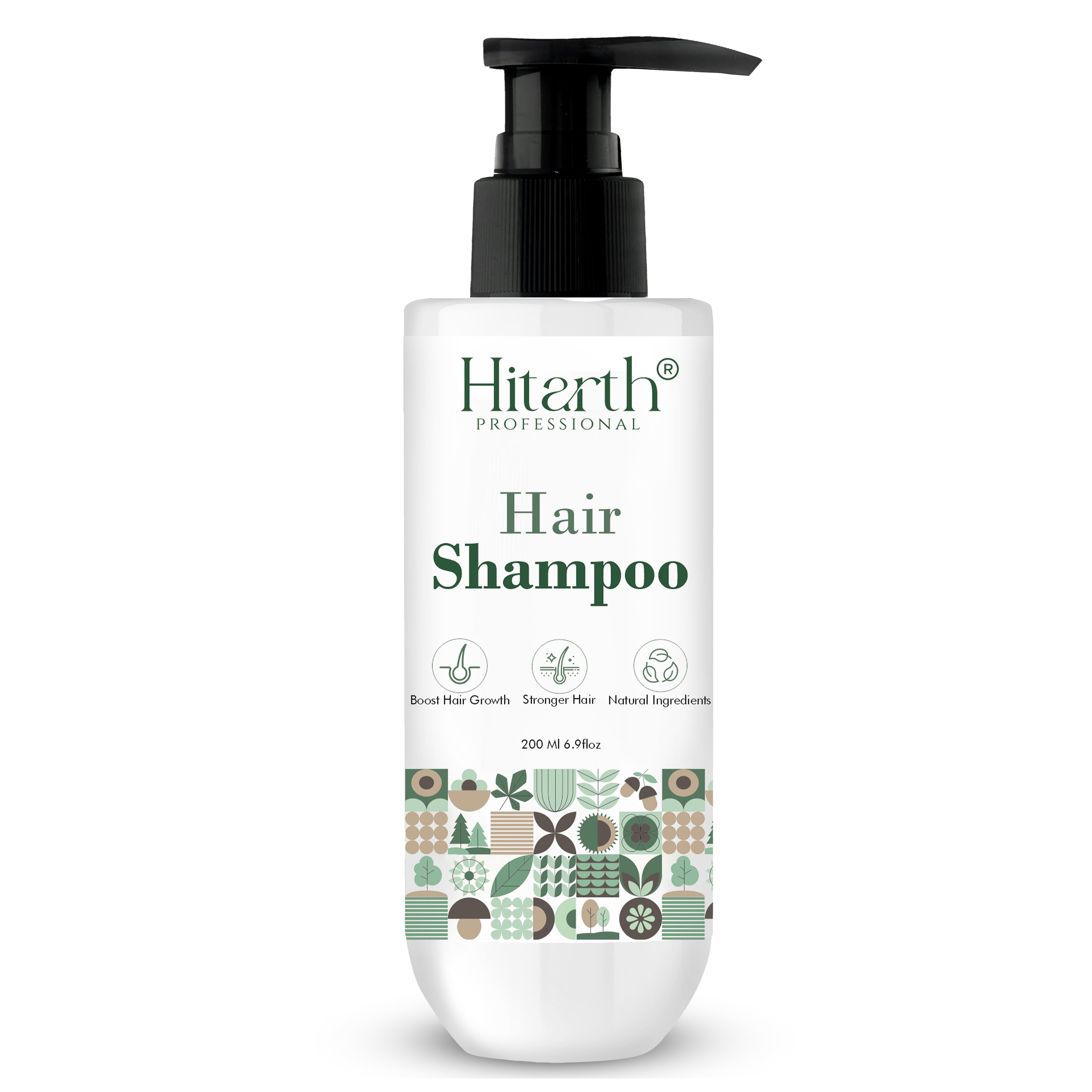 Hitarth Professional Shampoo | 10x Hair and  Fall Control Growth | Contains Natural Ingredients  For All Hair  Types For Women & Men | 200ML